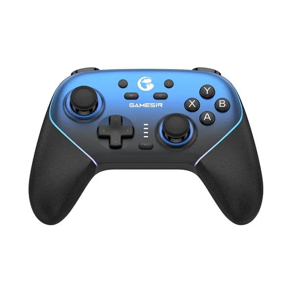 Беспроводной мультиплатформеный геймпад GameSir T4n Pro (черно-синий цвет)