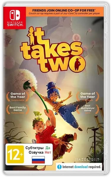 Игра It Takes Two (Nintendo Switch, Русские субтитры)