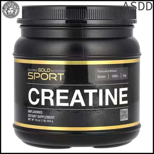 Креатина моногидрат, порошок без добавок, 454 г, California Gold Nutrition Sport ASDD