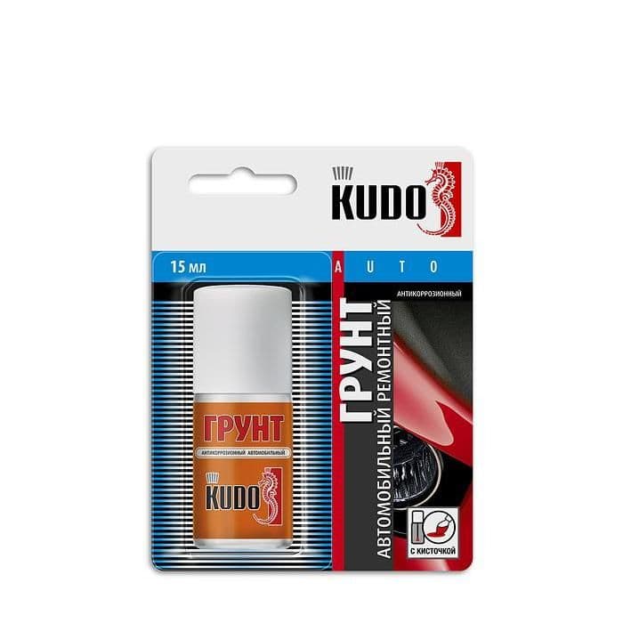Грунт антикоррозионный ремонтный (15мл) кисточка "KUDO"
