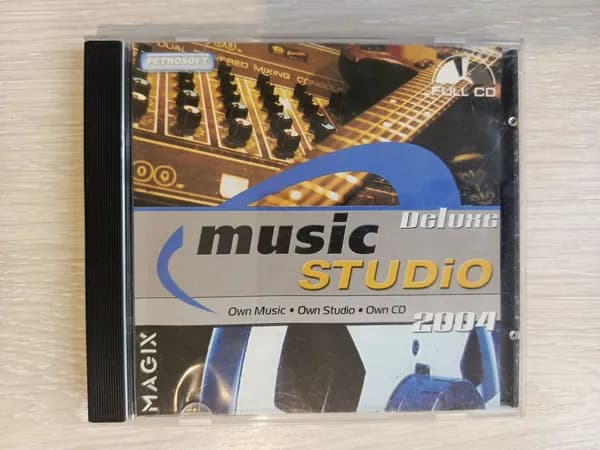 Диск с винтажной игрой для слабого ПК Music Studio 2004