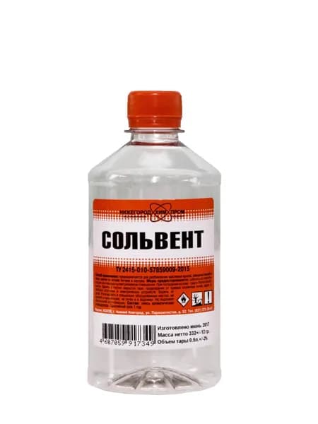 Сольвент ТУ, ПЭТ, НХП, 0,5 л