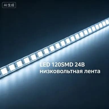 Светодиодная лента 12 Вт, IP20, Холодный белый, 1 шт