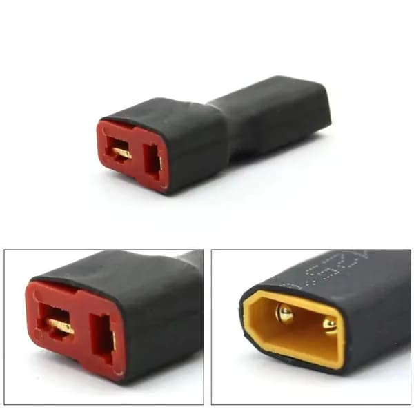 Адаптер-переходник XT30-M "папа" на T-Plug "мама" разъем для RC моделей