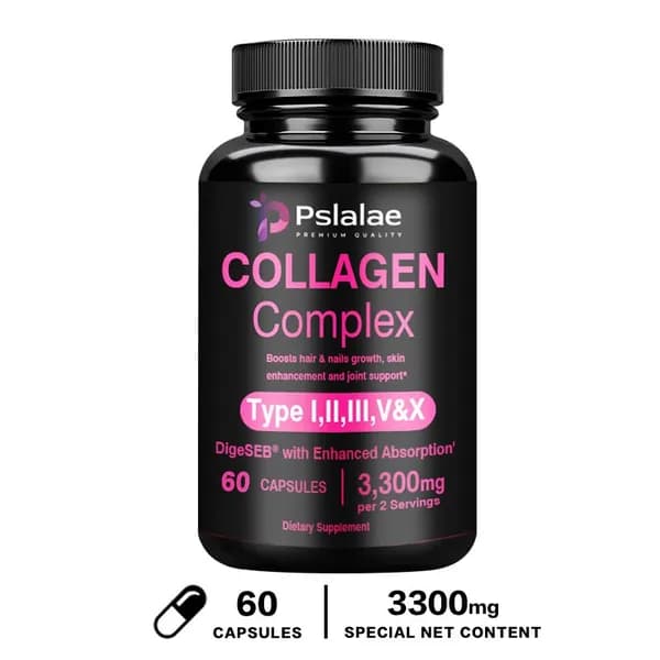Капсулы slalae Collagen Complex разработаны для поддержания здоровья кожи, роста волос и ногтей, а также здоровья суставов.