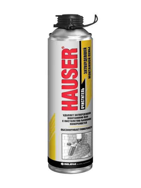 Очиститель для затвердевшей монтажной пены HAUSER 440мл