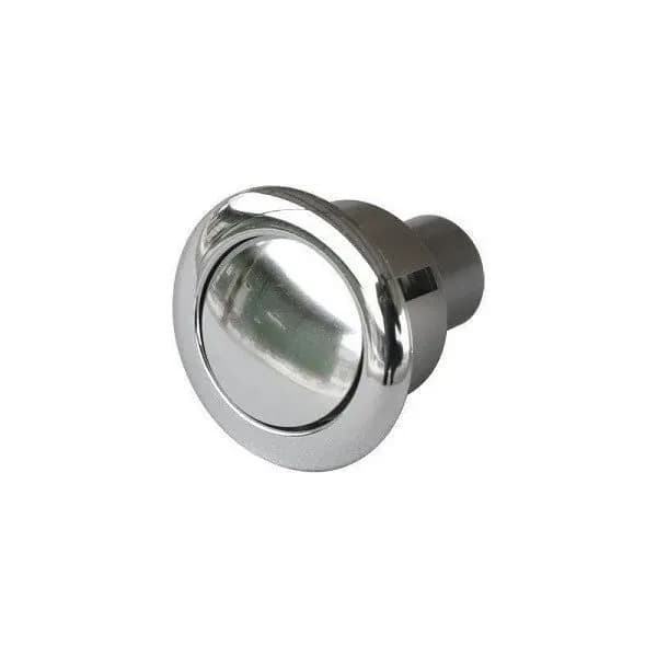 Кнопка для арматуры сливной колонки бачка унитаза без пружины. хром (однорежимная)