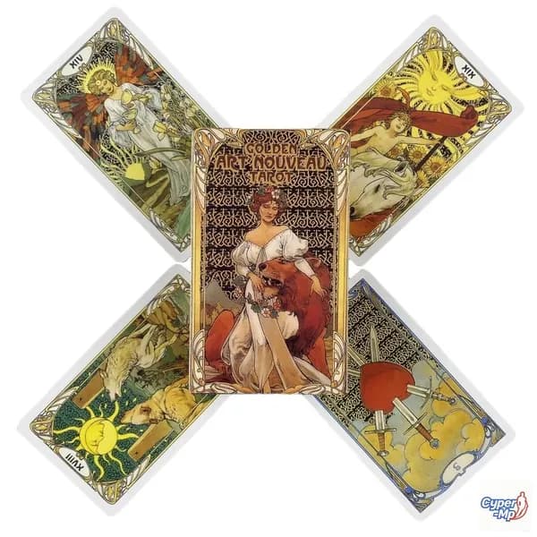 карты Таро Золотой модерн/Golden Art Nouveau Tarot