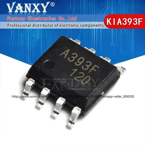 10шт /упак KIA393F SOP-8 A393F SOP AS393M SOP8 KIA393F-EL/P integrated circuit