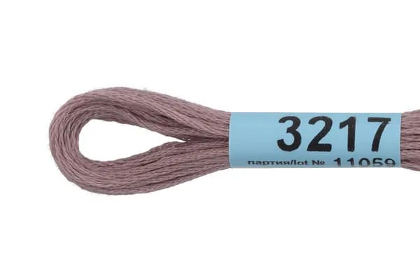 Мулине GAMMA нитки для вышивания 2 шт. по 8 м., 3217 какао