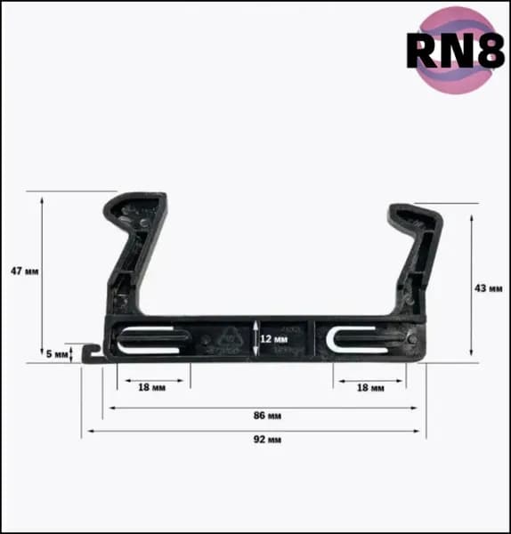 Крючок, защёлка, замок для микроволновой печи СВЧ Midea, Delfa, Supra, Mystery, BBK, Scarlett