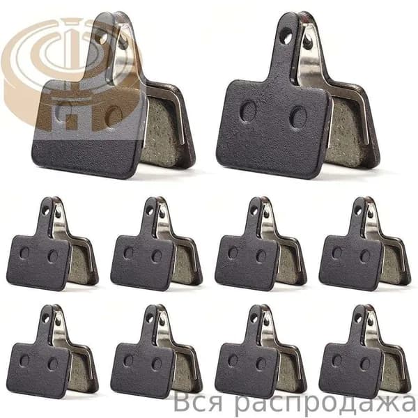 10 пар резиновых тормозных колодок SHIMANO для горных велосипедов M375/M445/M446