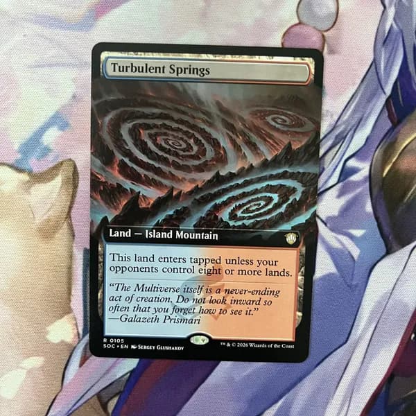 Кастомные прокси-карты высокого качества, MTG PROXY CARDS фойловые карты не, стандартный размер Turbulent Springs 105