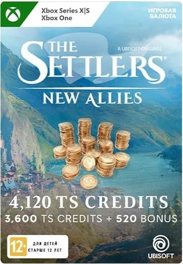 Игровая валюта The Settlers: New Allies: 4120 Credits Pack (цифровая версия) (Xbox One + Xbox Series X|S) (RU)