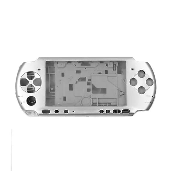 корпус PSP3000 с LR-кнопками и регулятором громкости, серебристый