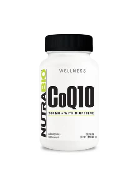 NutraBio Коэнзим Q10 200 мг 60 капсул