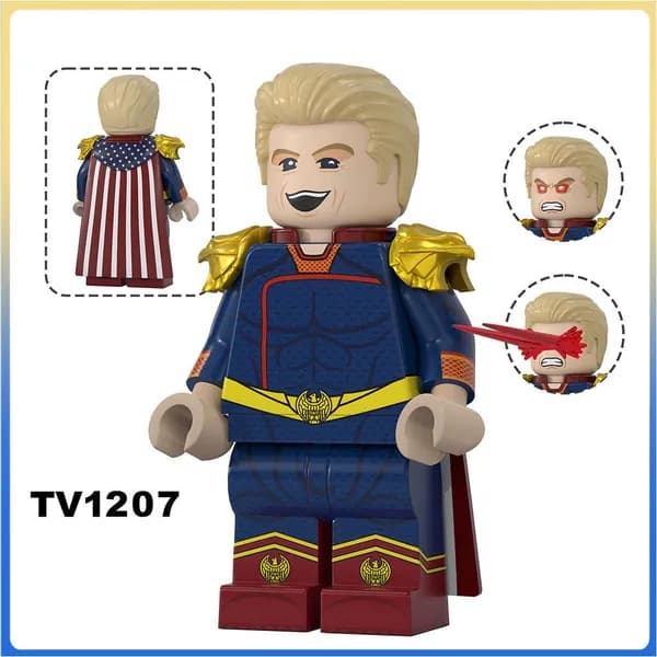 Конструктор-минифигурка супергероя из комиксов Хоумлендера, модель TV6224