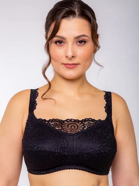 Бюстгальтер ортопедический после мастэктомии ЛФ0791 Valeria черный 70C