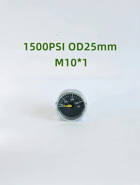 Манометр 1500PSI, D25, M10*1, Леший 2, для винтовки, для баллона, PCP PAINTBALL