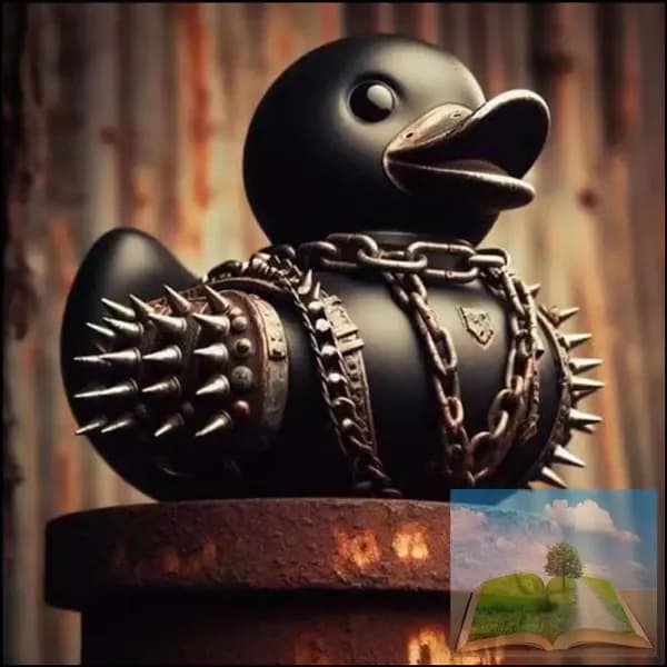 Фигурка утки, Модель утки серии Duckieville Duck 8*6*7,5 см