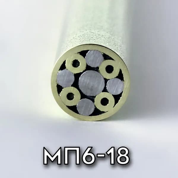 Мозаичный пин диаметром 6мм, МП6-18, Заготовка для рукояти ножа, поделок, хобби, творчества!