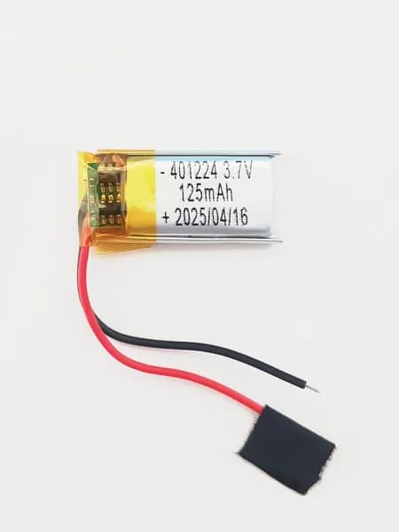 Аккумулятор универсальный литий полимерный li-pol 3.7v вольт 2pin 2 провода с платой подходит для фитнес трекера Xiaomi Mi Band 6 (совместимая батарея)