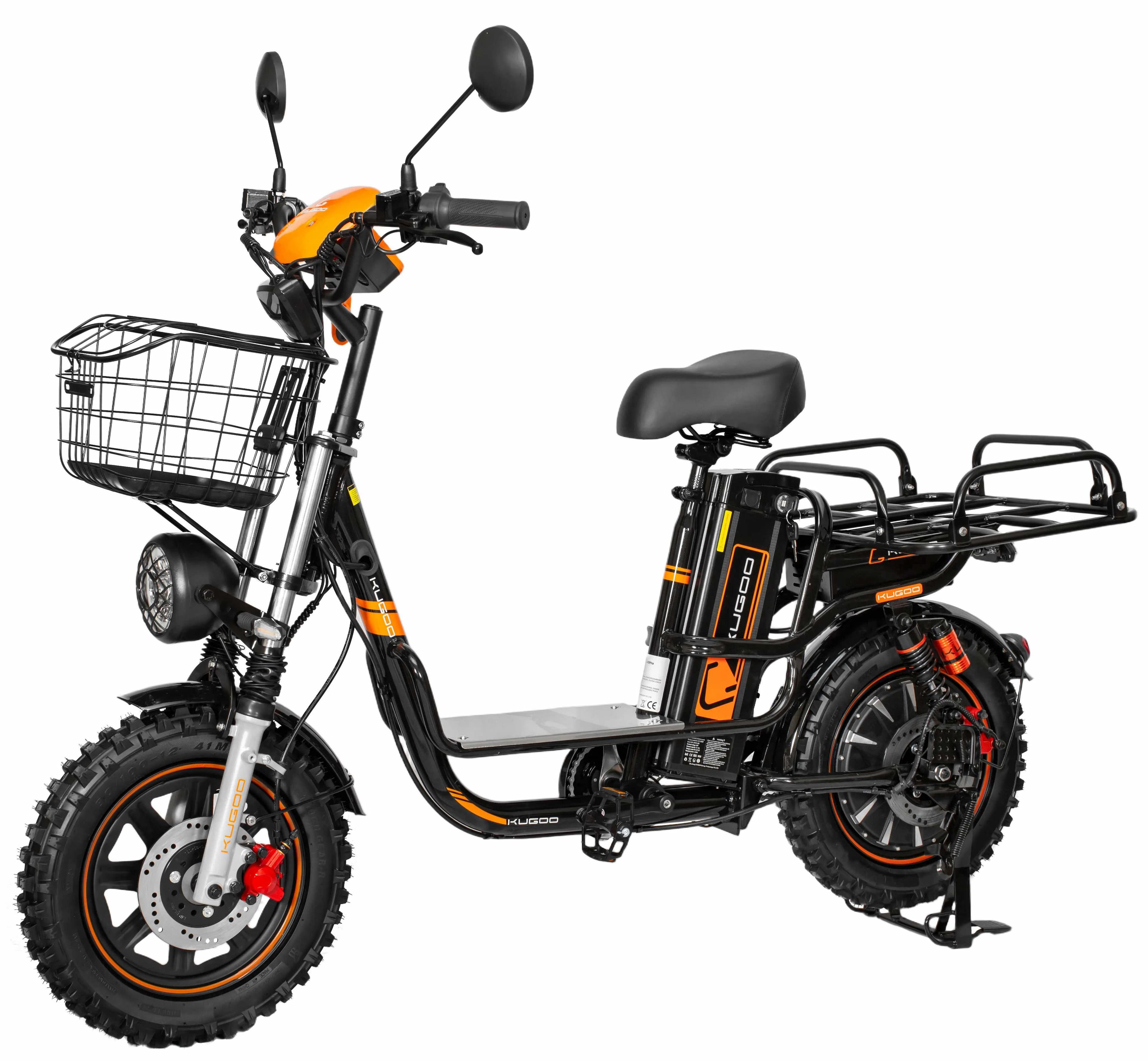 Электроскутер Kugoo Kirin V3 PRO (60V/21Ah) внедорожные покрышки