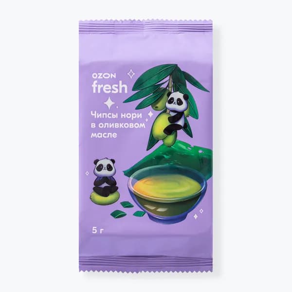 Чипсы-Нори из морской водоросли Ozon fresh Original, 5 г