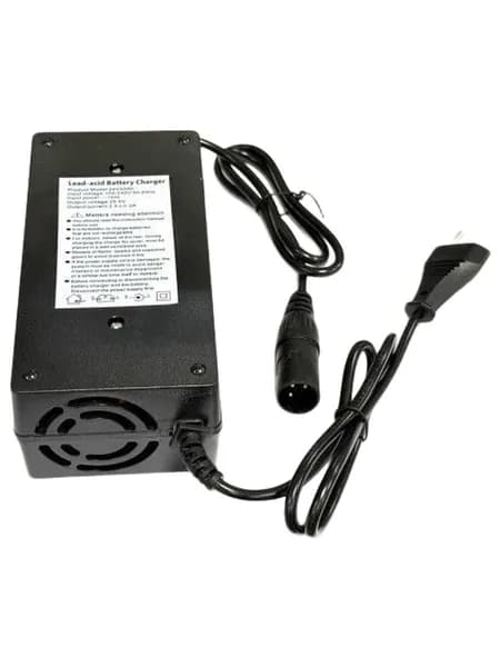 Зарядное устройство 24V (29.6V) 2.7A разъем XLR (M) для свинцово-кислотных аккумуляторов (с кулером)для инвалидных колясок