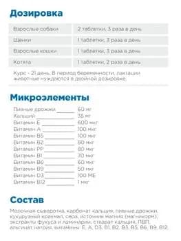 Пивные дрожжи с кальцием, здоровые кости для собак и кошек, Littoral, 80 таб.