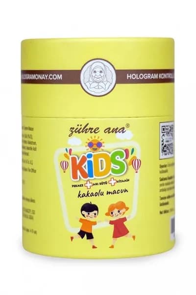 Zuhre Ana Kids Специально для детей - это паста с молоком ари, патокой, медом и какао с витаминными добавками -подкрепление