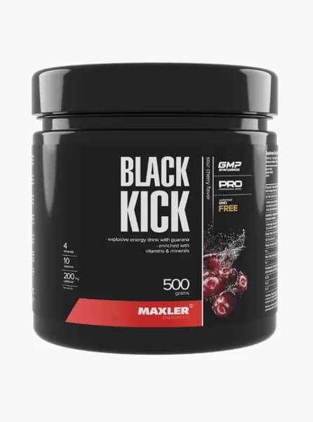 Энергетик Black Kick 500 гр. Вишня