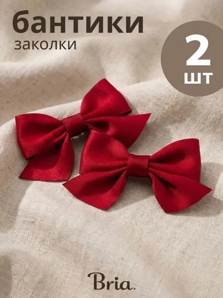 Бант для волос на заколке
