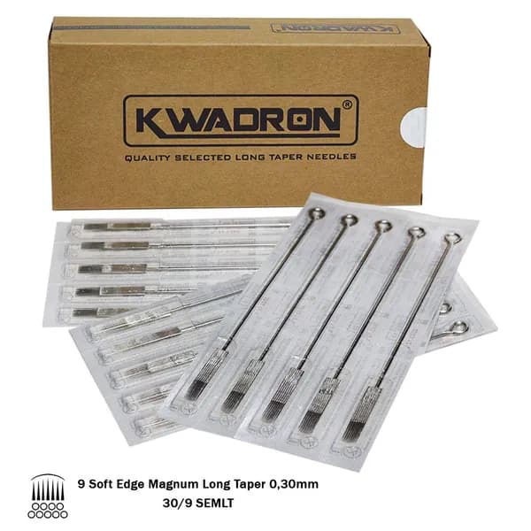 Иглы KWADRON Soft Edge (Round) Magnum 30/09SEMLT (5шт)