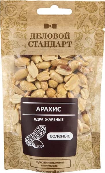 Арахис Деловой Стандарт жареный соленый 50 г