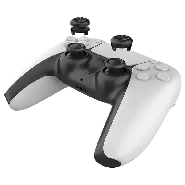 Чёрные насадки на стик PS4 и PS5 с антискольжением