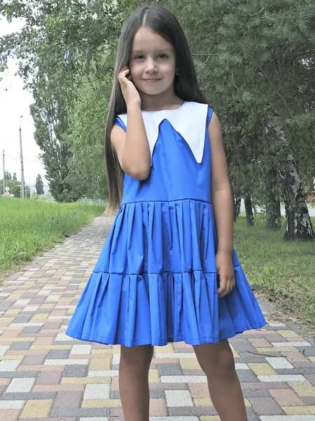 Платье сарафан летнее нарядное из хлопка