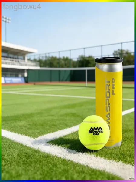 Профессиональные мячи для падел AMA SPORT PRO 45% натуральная шерсть, износостойкие теннисные мячи для турниров и повседневных тренировок в упаковке-тубе