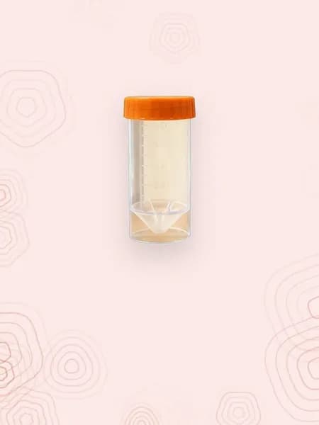 Дорожный контейнер для сухой смеси, Прозрачная трубка А - 50ml