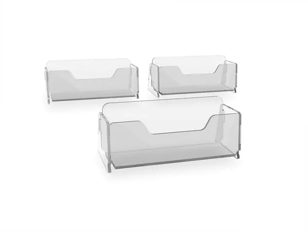 Подставки для визиток, комплект 3 шт., POSTUFF