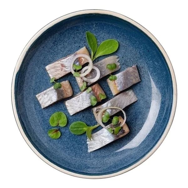 Сельдь слабосоленая Азбука Вкуса кусочки с луком 200 г