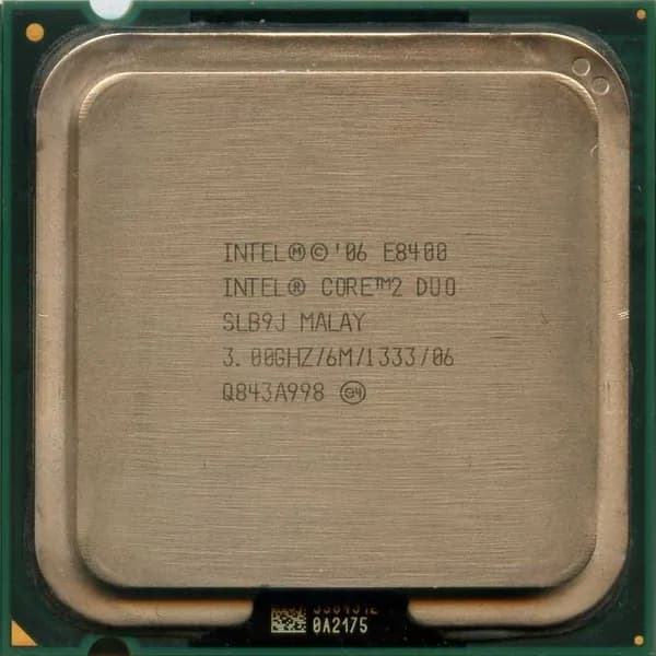 Intel Процессор Core 2 Duo E8400 SLB9J OEM (без кулера)