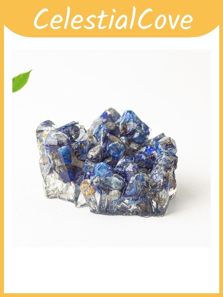 resin art crystal cluster figurine для стола и полки display celebration gift style 7