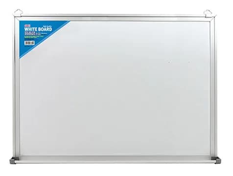 Доска магнитно-маркерная Deli E7817 лак 90x120см алюминиевая рама сталь