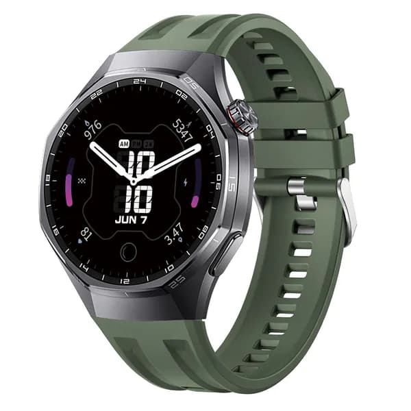 Силиконовый спорт ремешок для Huawei Watch GT6 Pro 46 мм, без зазоров, Металлическая пряжка