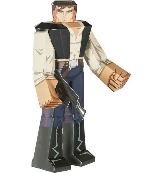 Star Wars Бумажный конструктор Jazwares Han Solo 12912