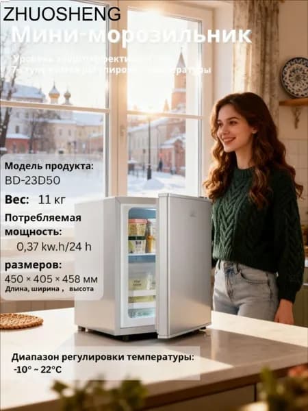Морозильная камера wang-wen-ru_323159023983, прозрачный, светло-коричневый