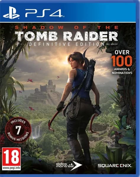 Игра Shadow of the Tomb Raider - Definitive Edition (PlayStation 4, Русская версия)