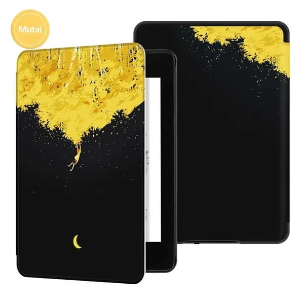 Чехол для Kindle Paperwhite 4 (2018, 10-го поколения, PQ94WIF): матовый PU + поликарбонат, художественная печать