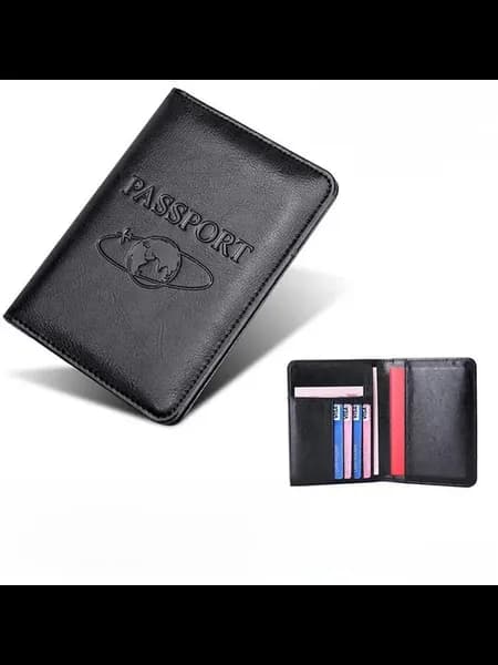 Кожаный RFID-держатель для паспорта